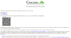 Desktop Screenshot of cascadiainspection.com